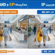 تفاوت دوربین مداربسته AHD و IP