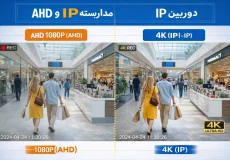 تفاوت دوربین مداربسته AHD و IP